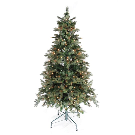 Northlight 6ft. Pre-Lit Medium Savannah Spruce Artificial Christmas Tree, Clear Lights
